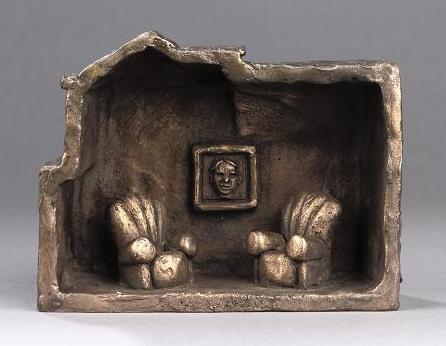 bronzen beeld