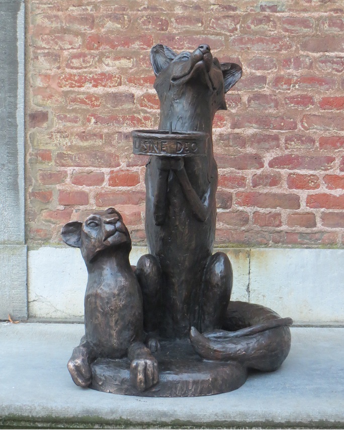 bronzen kandelaar